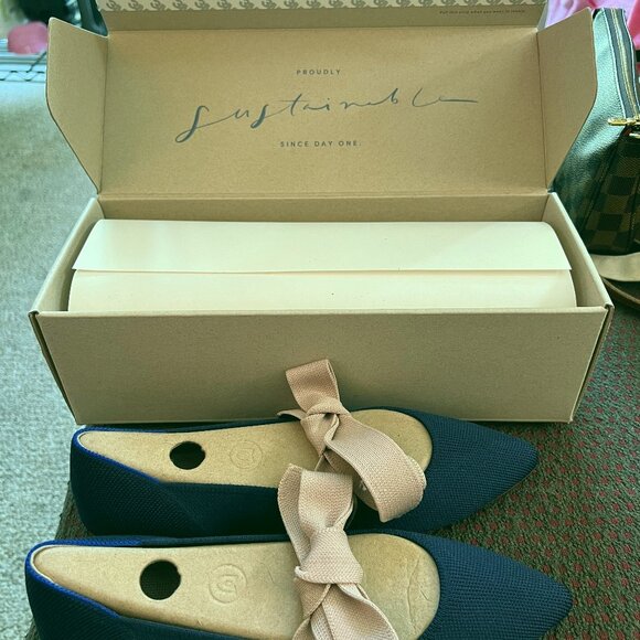 Rothy's Pointed Toe Mary Jane Flats size 7.5 - Picture 3 of 6